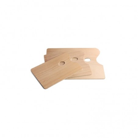 Tavolozza di legno rettangolare cm25x30