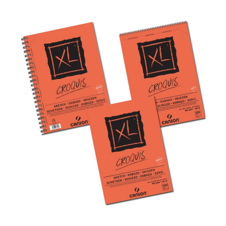 ALBUM CANSON XL SKETCH CROQUIS 120FG A4 90GR