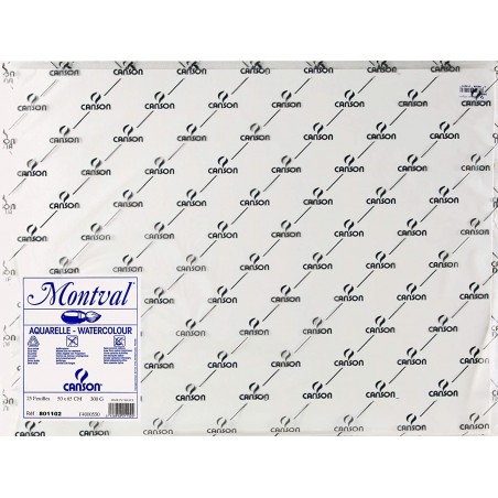 BLOCCO CANSON MONTVAL 50X65 300GR