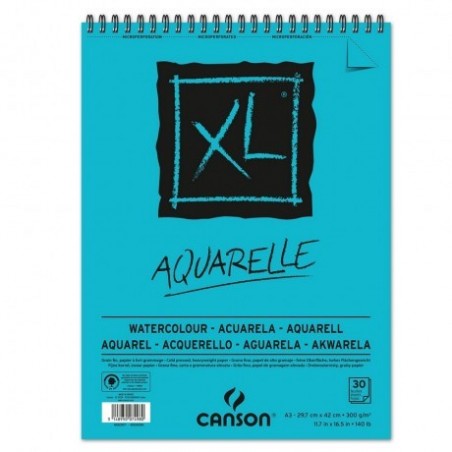 ALBUM CANSON XL AQUARELLE 30FG A3 300GR