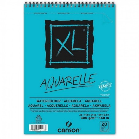 ALBUM CANSON XL AQUARELLE 20F A5 300GR