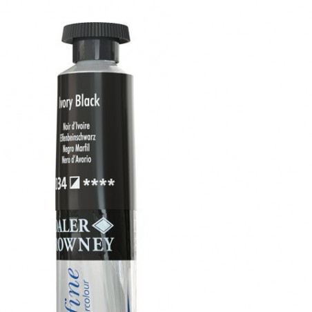Colori Acquerello Acquafine Daler Rowney tubetto 8 ml NERO AVORIO