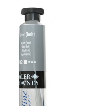 Colori Acquerello Acquafine Daler Rowney tubetto  8ml ARGENTO IMIT
