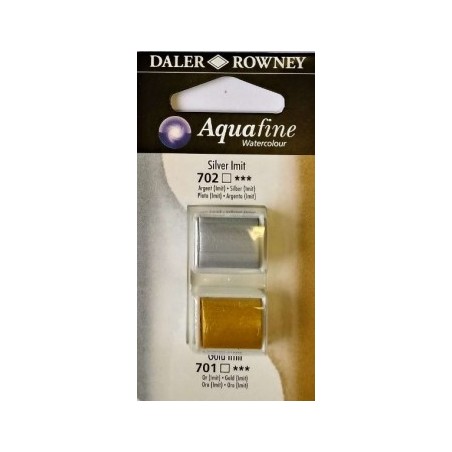 Colori Acquerello Acquafine Daler Rowney Godet 8 ml ARGENTO/ORO