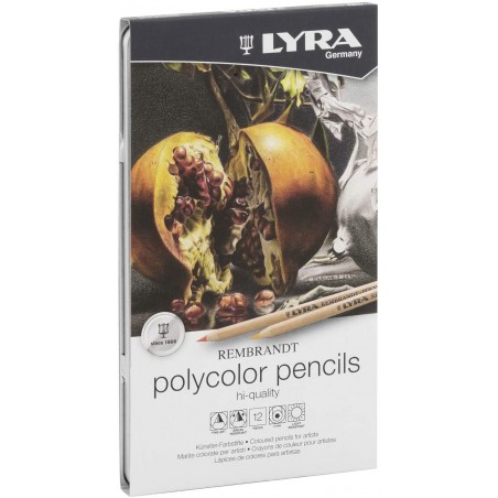 LYRA POLYCOLOR SCATOLA METALLO 12 COLORI