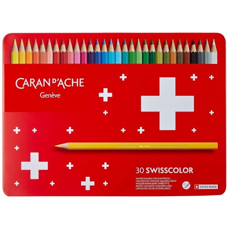 SWISSCOLOR SCATOLA METALLICA 30 COLORI