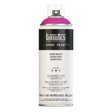 LIQUITEX SPRAY 500: 400ML MAGENTA MEDIO