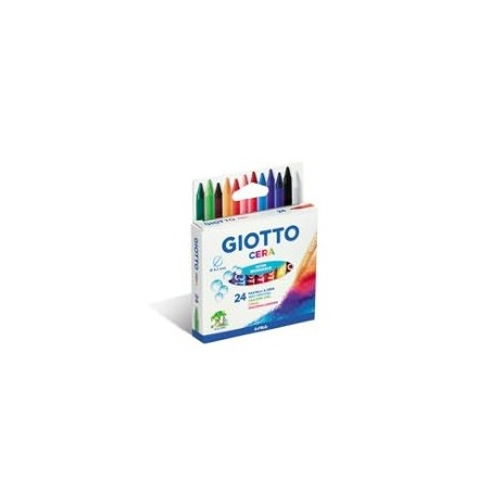 ASTUCCIO 24 PASTELLI CERA 90mm ø 8.5mm GIOTTO