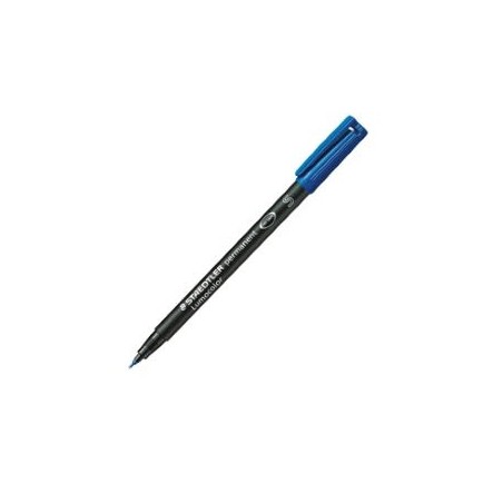 Pennarello permanente Lumocolor blu, punta Superfine 0,4mm
