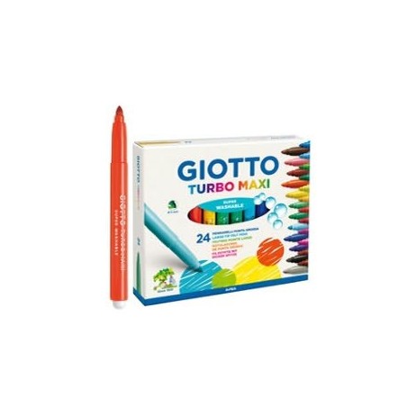 Astuccio 24 pennarelli turbomaxi