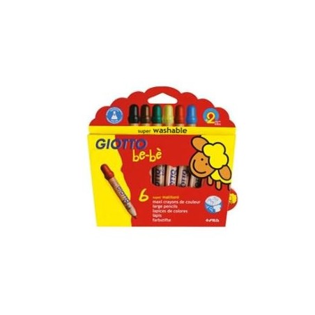 ASTUCCIO 6 SUPERMATITONI C/TEMPERINO GIOTTO BEBE'