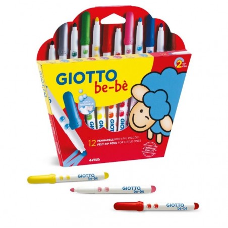 ASTUCCIO 12 SUPERPENNARELLI GIOTTO BEBE'