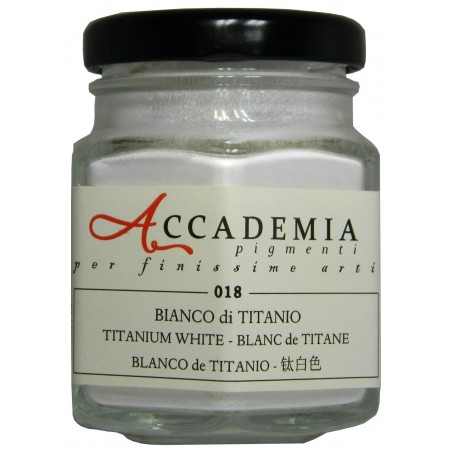 018 Accademia Pigmenti per Finissime Arti Bianco di Titanio 105ml