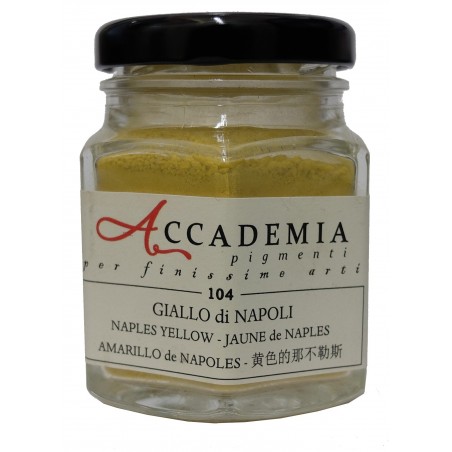 104 Giallo di Napoli pigmento finissimo 58gr ACCADEMIA