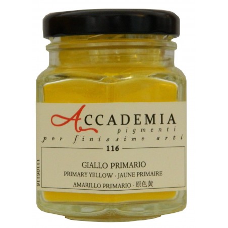 116 Giallo Primario pigmento finissimo 58gr ACCADEMIA