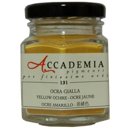 131 Ocra Gialla pigmento finissimo 58gr ACCADEMIA