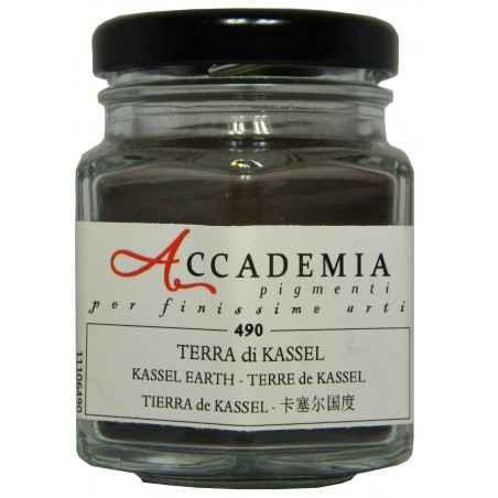490 Terra di Kassel pigmento finissimo 58gr ACCADEMIA
