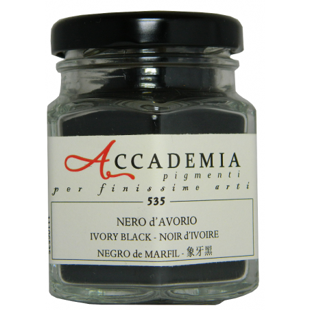 535 Nero Avorio pigmento finissimo 58gr ACCADEMIA