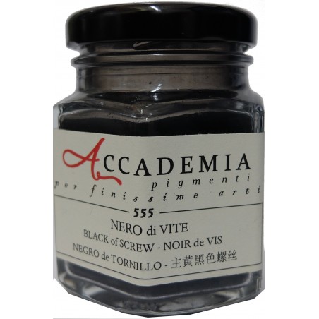 555 Nero di Vite pigmento finissimo 58gr ACCADEMIA