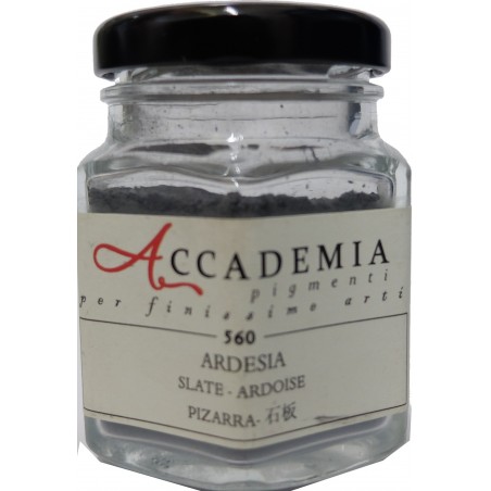 560 Ardesia pigmento finissimo 58gr ACCADEMIA