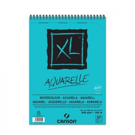 ALBUM CANSON XL AQUARELLE 30FG A4 300GR
