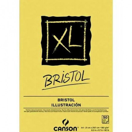 ALBUM CANSON XL BRISTOL 50FG A4 180GR