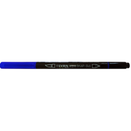Lyra Aqua Brush Duo Marcatore Blu Oltremare Scuro