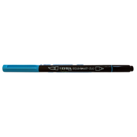Lyra Aqua Brush Duo Marcatore Turchese Scuro