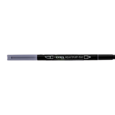 Lyra Aqua Brush Duo Marcatore Grigio Argento Freddo