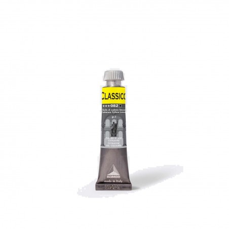 Colori Per Pittura A OLIO MAIMERI – 082 CLASSICO  GIALLO CADMIO LIMONE 20ML
