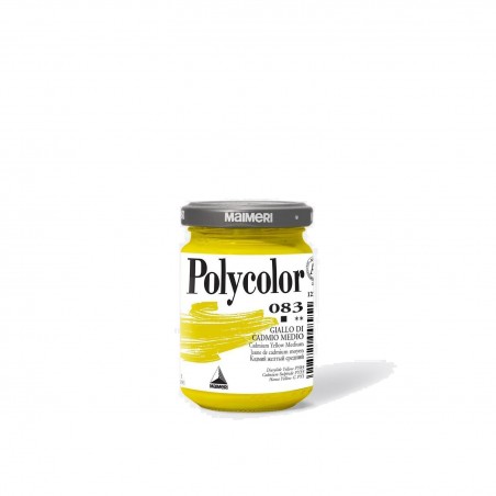 Pittura Acrilica Polycolor - 083 GIALLO DI CADMIO MEDIO 140ML