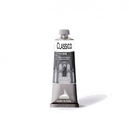 Colori Per Pittura A OLIO MAIMERI - 019 CLASSICO BIANCO DI TITANZINCO 60ML