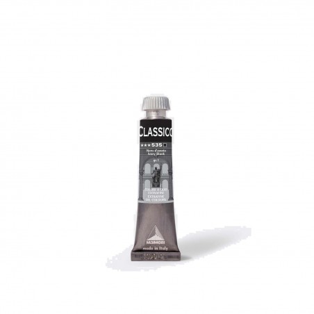 Colori Per Pittura A OLIO MAIMERI – 535 NERO D'AVORIO 20ML