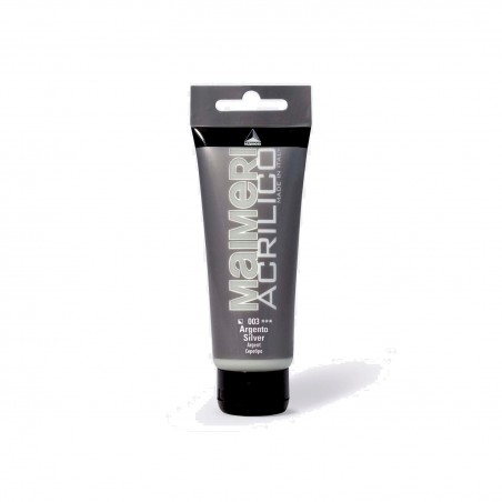 003 Pittura Acrilica Maimeri Acrilico ARGENTO 75ML