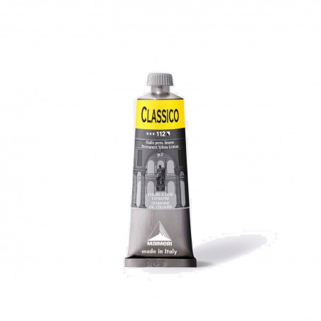 Colori Per Pittura A OLIO MAIMERI - 112 CLASSICO GIALLO PERMANENTE LIMONE 60ML