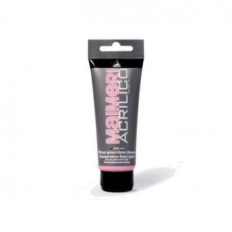 214 Pittura Acrilica Maimeri Acrilico - ROSA QUINACRIDONE CHIARO 75ML