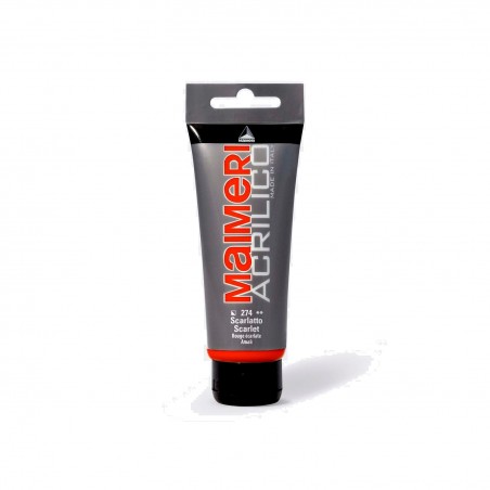 274 Pittura Acrilica Maimeri Acrilico -  SCARLATTO 75ML
