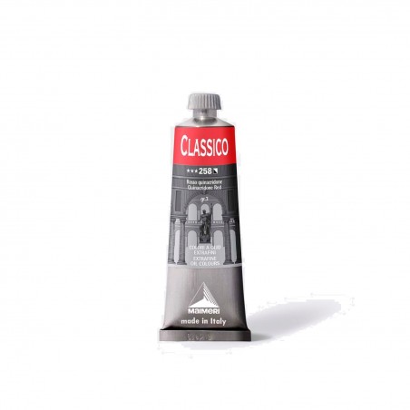 Colori Per Pittura A OLIO MAIMERI - 258 CLASSICO ROSSO QUINACRIDONE 60ML