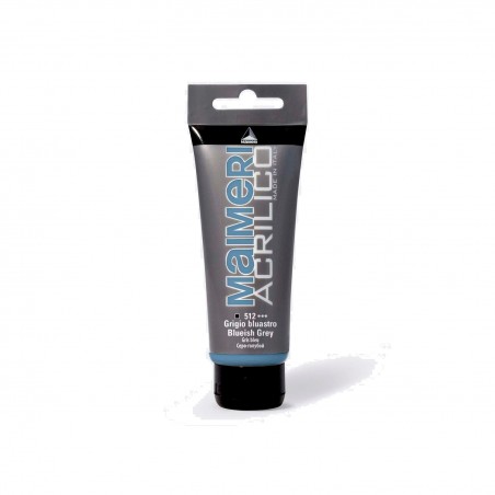 512 Pittura Acrilica Maimeri Acrilico -GRIGIO BLUASTRO 75ML