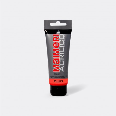 239 Pittura Acrilica Maimeri Acrilico - ROSSO FLUORESCENTE 75ML