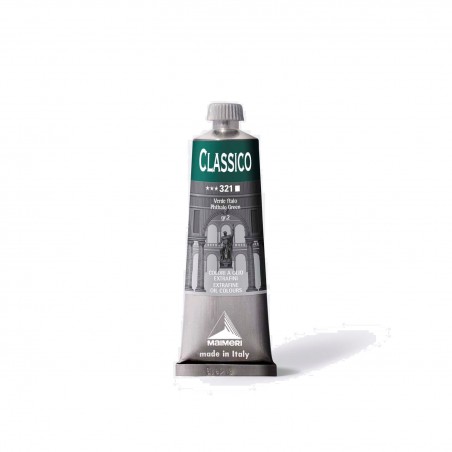 Colori Per Pittura A OLIO MAIMERI - 321 CLASSICO VERDE FTALO 60ML