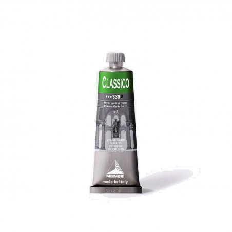 Colori Per Pittura A OLIO MAIMERI - 336 CLASSICO VERDE OSSIDO DI CROMO 60ML