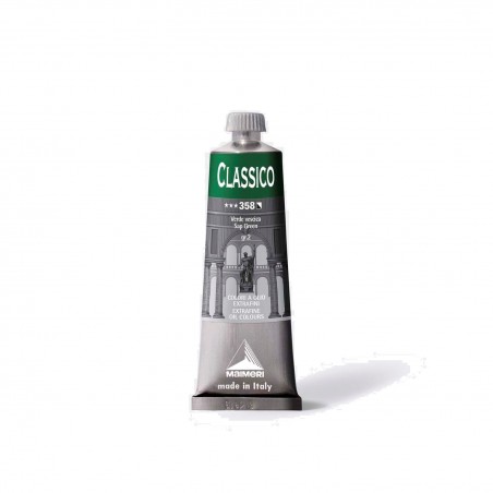 Colori Per Pittura A OLIO MAIMERI - 358 CLASSICO VERDE VESCICA 60ML