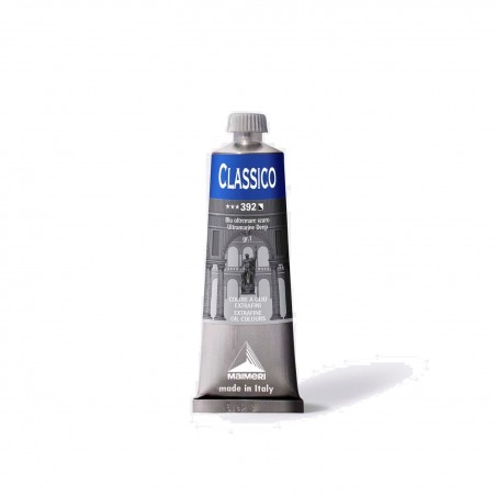 Colori Per Pittura A OLIO MAIMERI - 392 CLASSICO BLU OLTREMARE SC. 60 ML