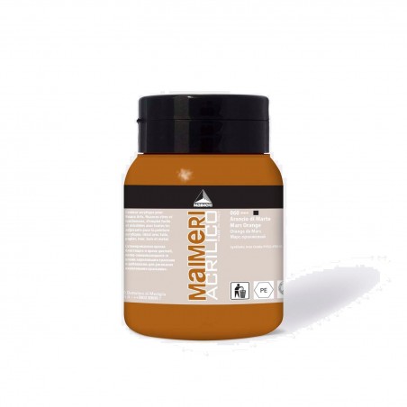 Pittura acrilica per dipingere MAIMERI 060 ARANCIO DI MARTE 500MLL