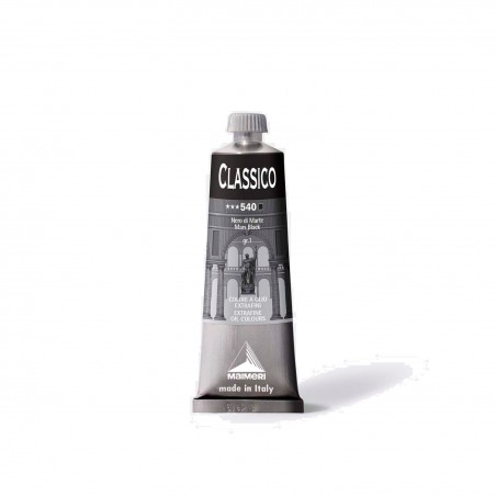 Colori Per Pittura A OLIO MAIMERI - 540 CLASSICO NERO DI MARTE