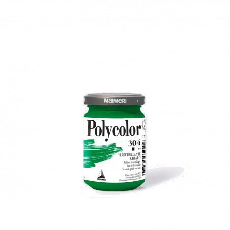Pittura Acrilica Polycolor - 304 VERDE BRILL.CHIARO 140ML