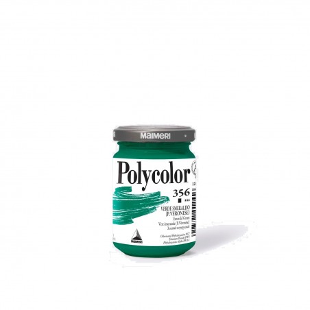 Pittura Acrilica Polycolor - 356 VERDE SMERALDO 140ML