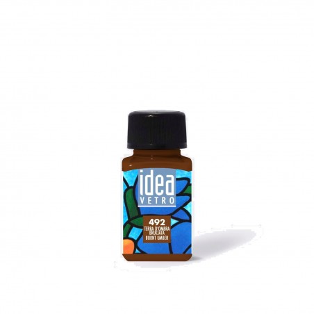 492 IDEA VETRO: TERRA D'OMBRA BRUCIATA 60ML
