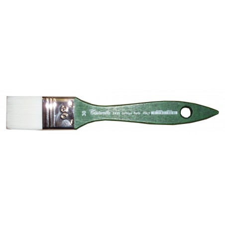 PENNELLO PIATTO PELO SINTETICO BIANCO 30